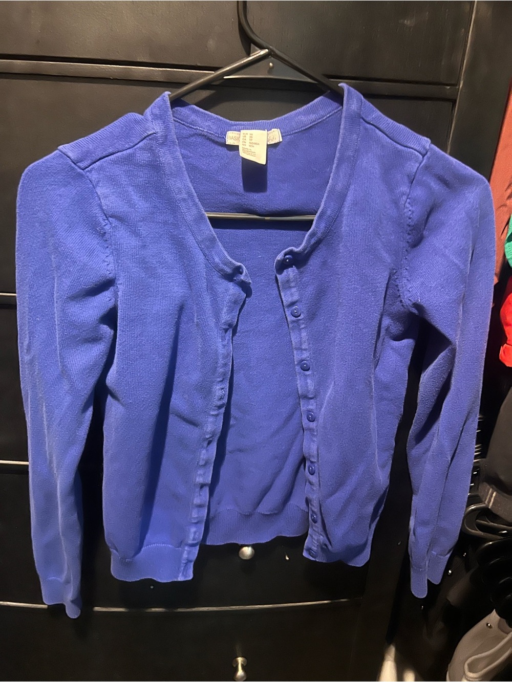 H&M Royal Blue Button-Front Women's Cardigan